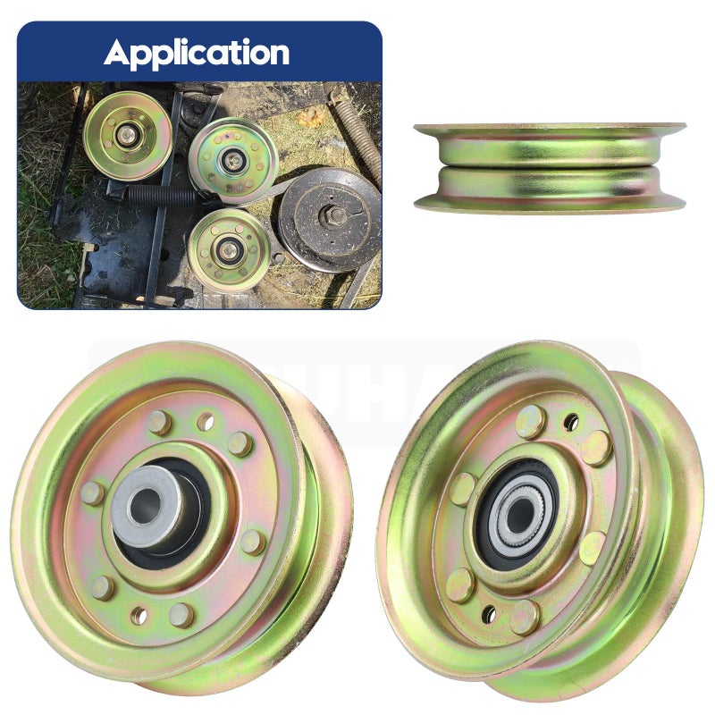 GUSUHAWK 532173437 Pulley Replace Craftsman 165888, 131494, 173437, 173438, Husqvarna 532173438, 532165888, 597025001 for Craftsman LT1000, LT2000, Husqvarna YTH1542XP, YTH18542 Lawn Tractors - Image 5